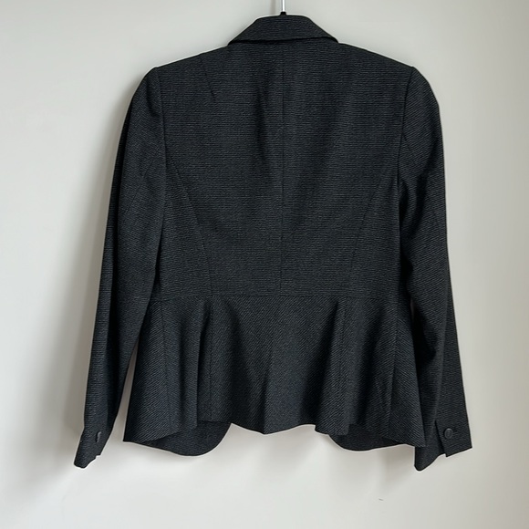 Ann Taylor Factory Suit Jacket - Size 2P - Black/Gray Pattern - Picture 2 of 4